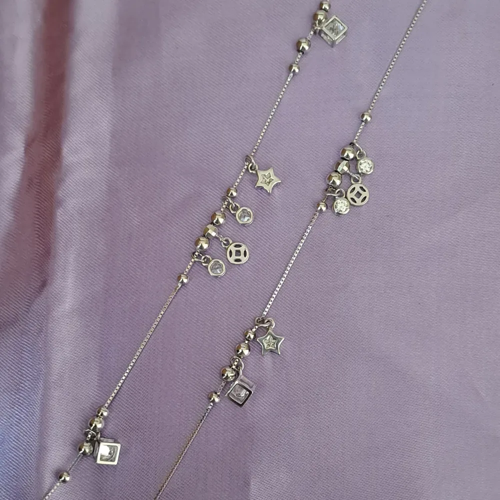 Star and Cube Silver payal