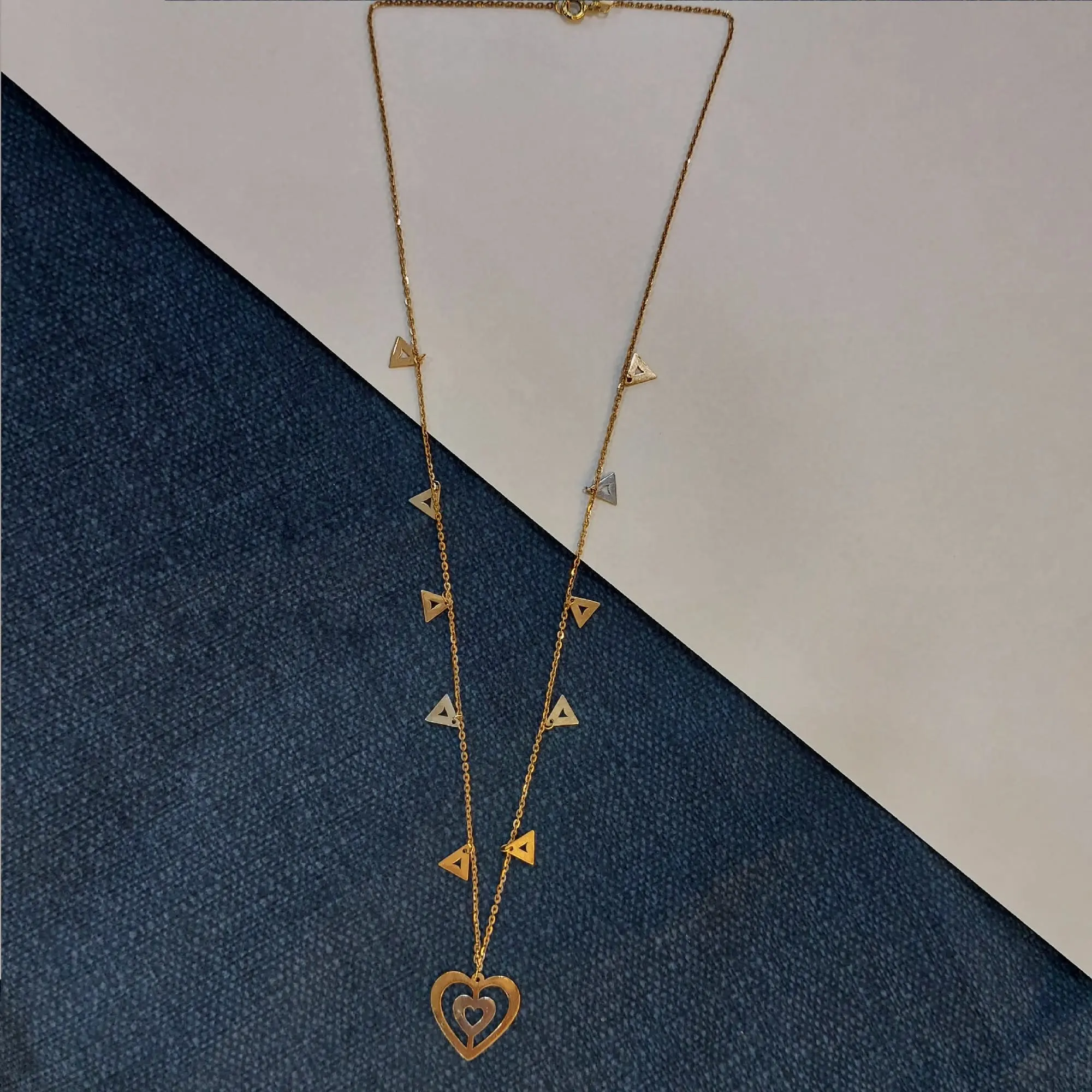 Trendyitalian Charms Heart Pendant Chain