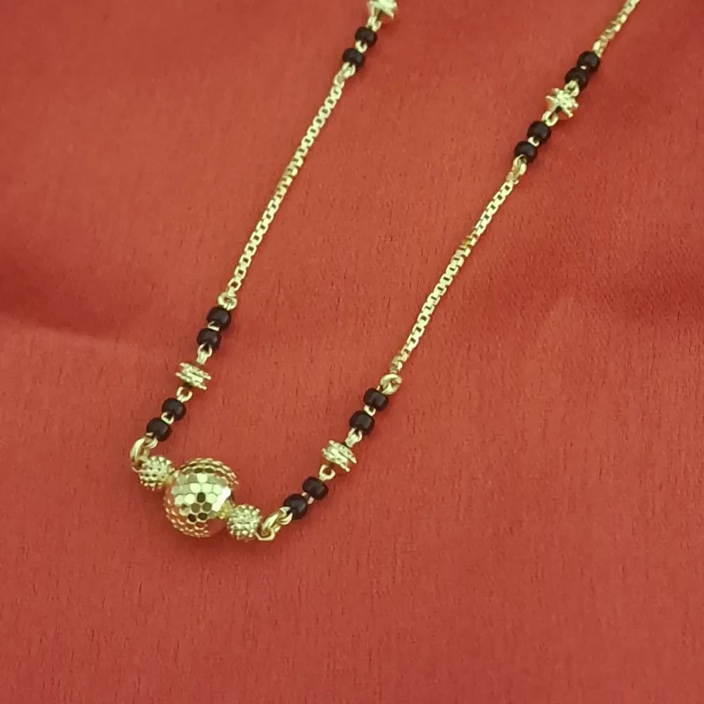 22k Bead Gold Mangalsutra