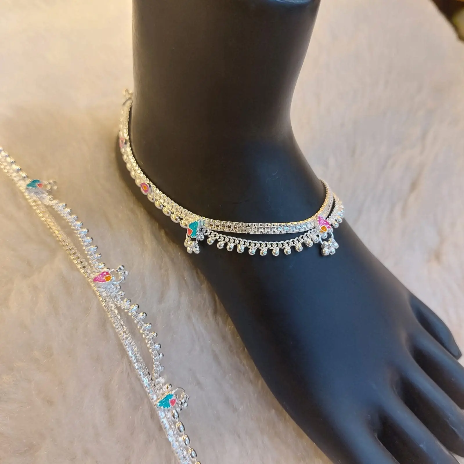 Silver Payal/ Anklet