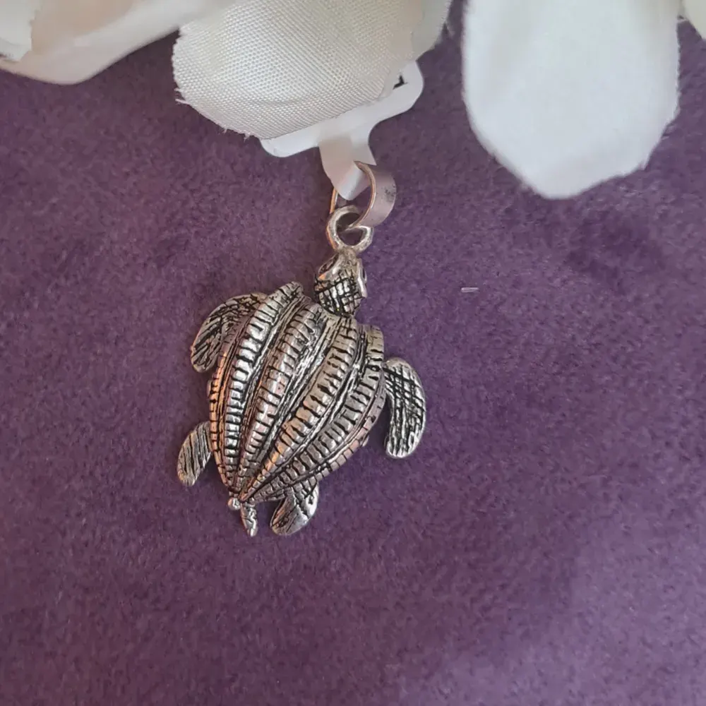 Turtule Silver Pendant