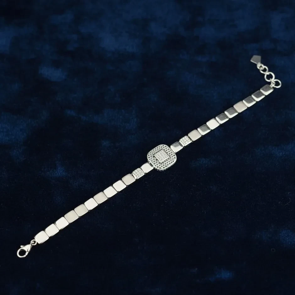 Classy Trendy Silver Bracelet