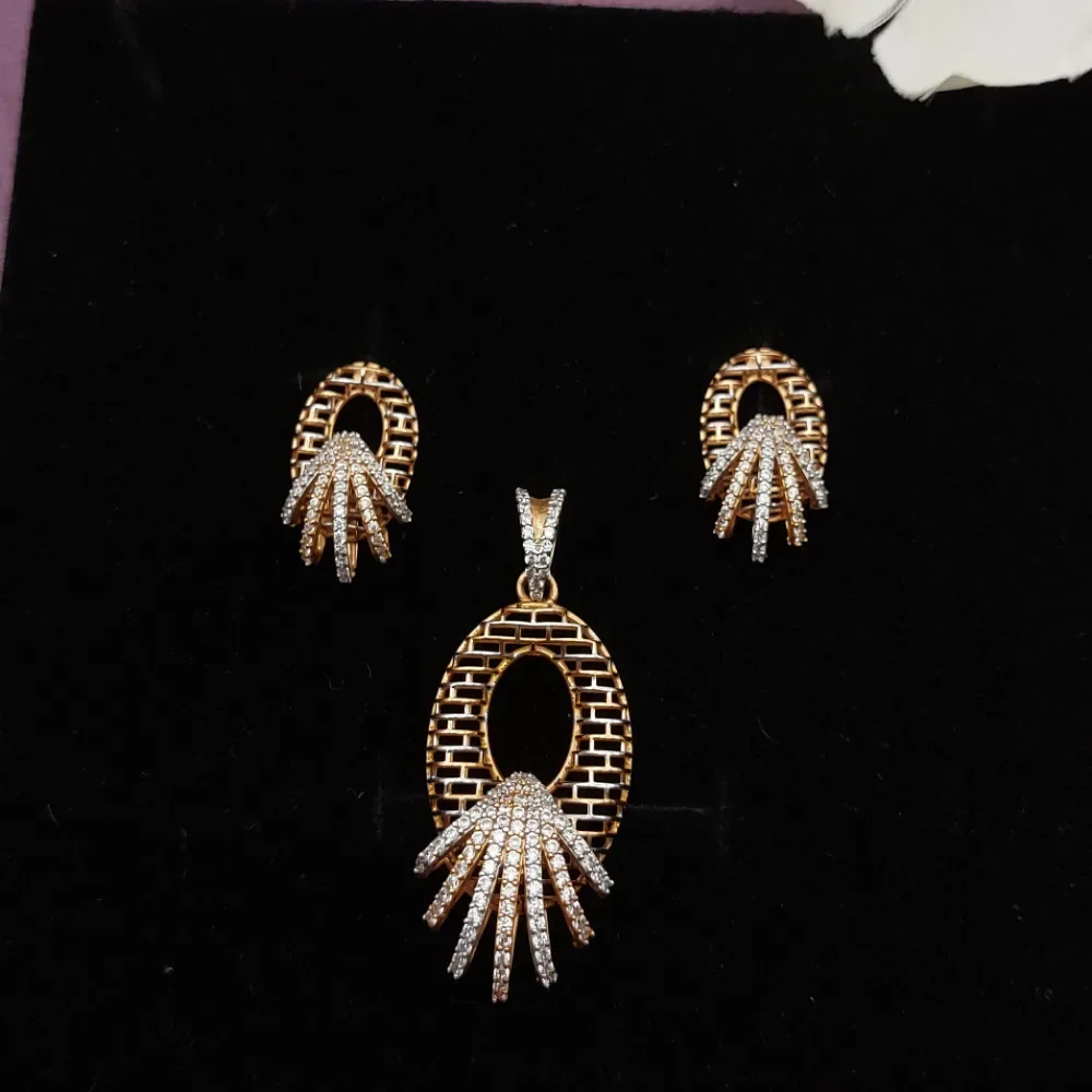 Rose Gold Radiance Pendant Set