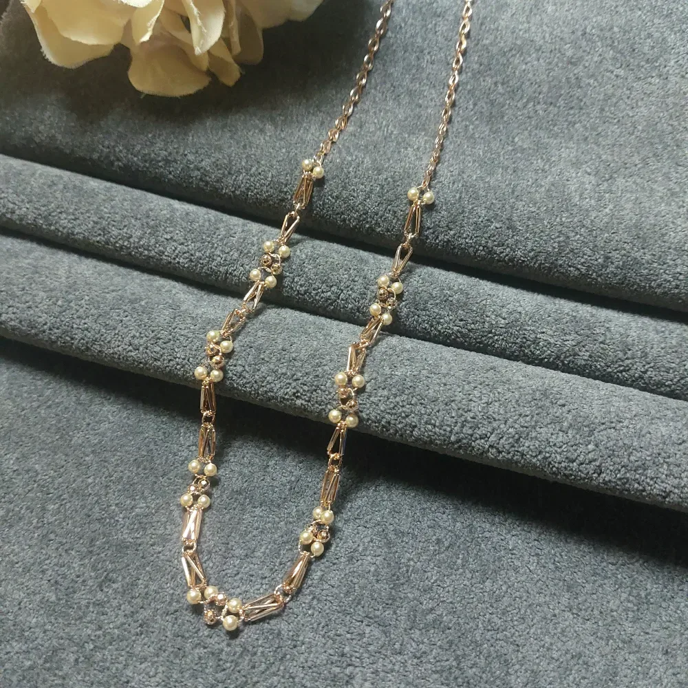 Grace Link Pearl Rose Gold Chain