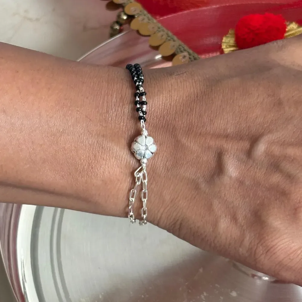 Mangalsutra Silver Bracelet
