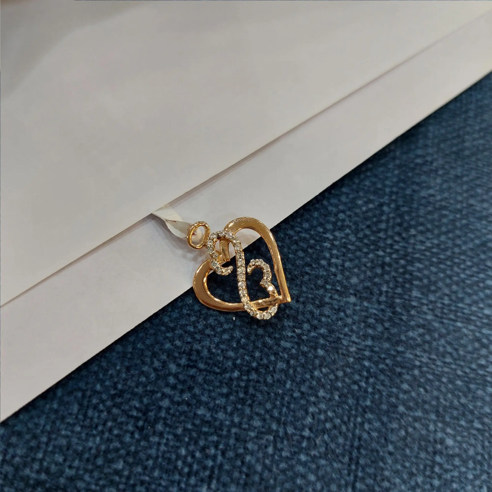American Diamond Rose Gold Pendant