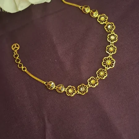 Classic Flower Gold Bracelet