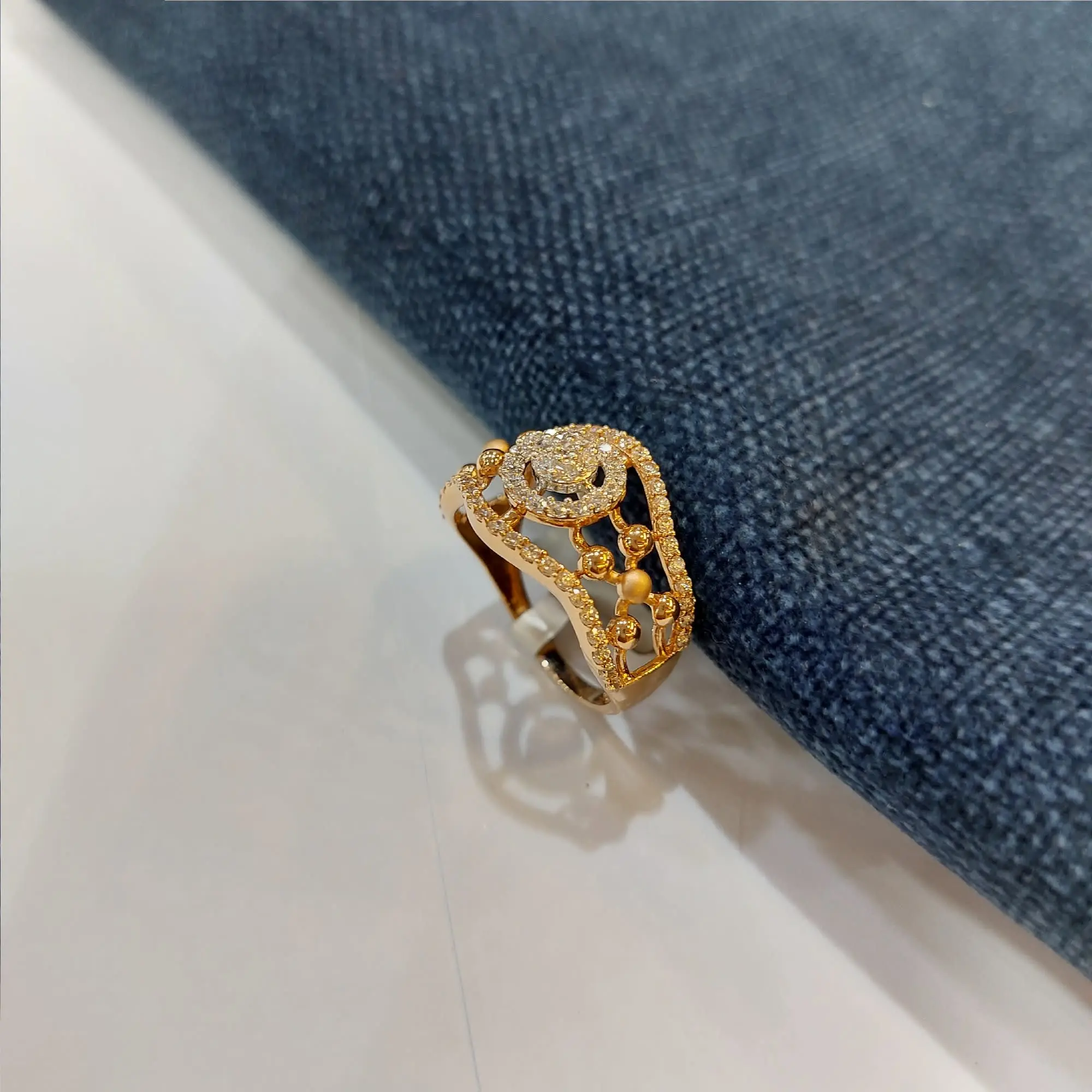 Trendy Rose Gold Ring