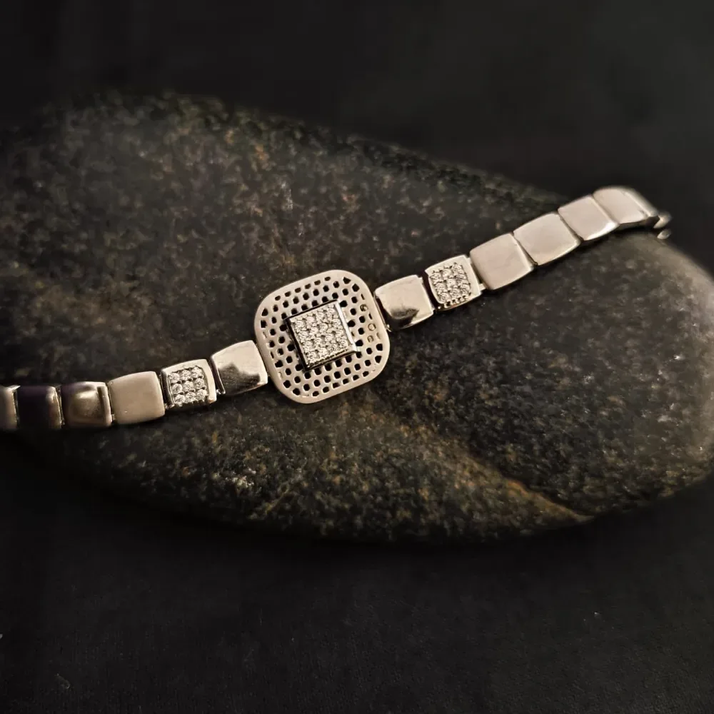 Classy Trendy Silver Bracelet