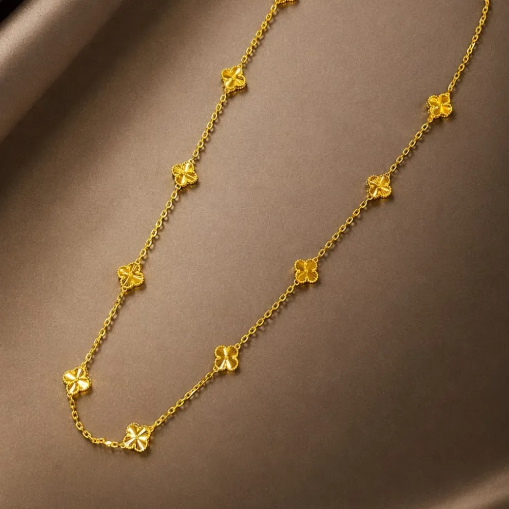 Trendy Clover Gold Chain