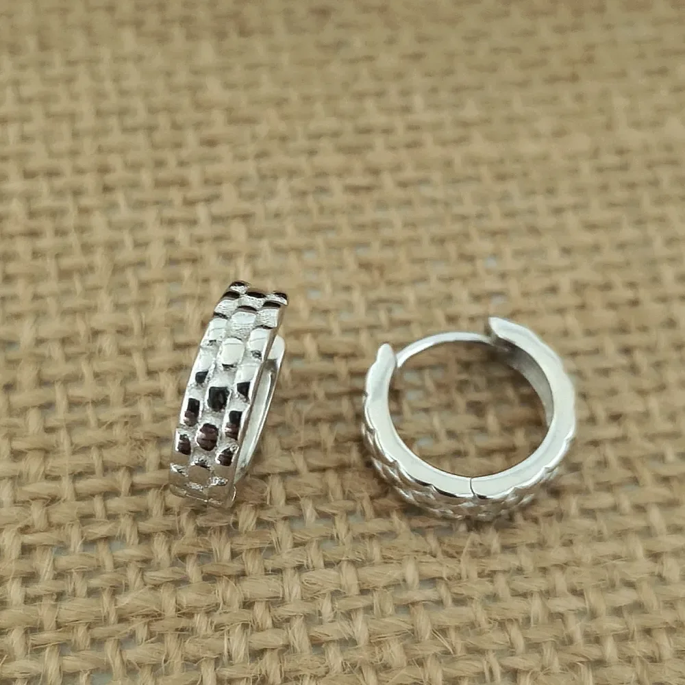 925 Silver Hoops Earrings