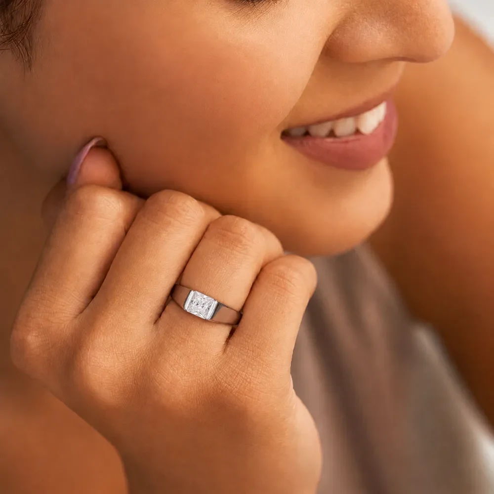 92.5 SILVER LEDIES FINGER RING