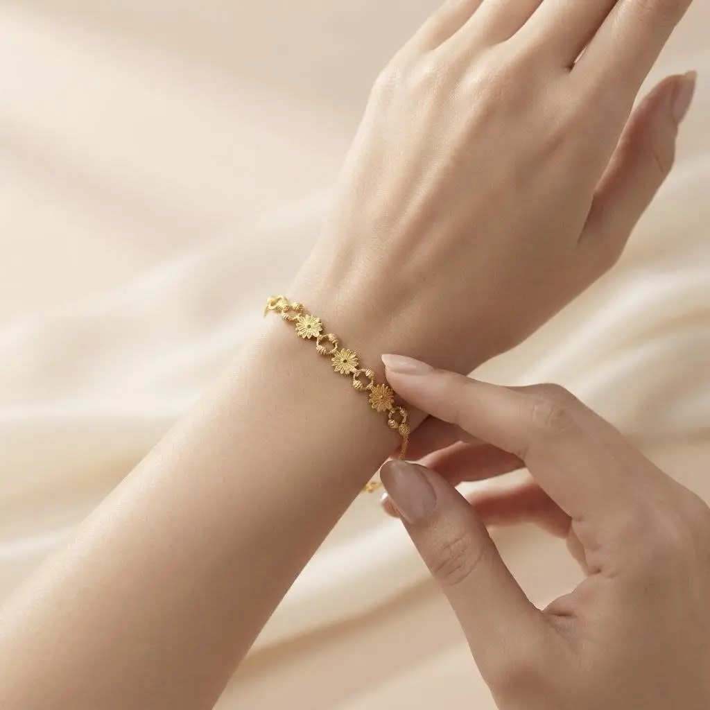 Plain Flower Bracelet