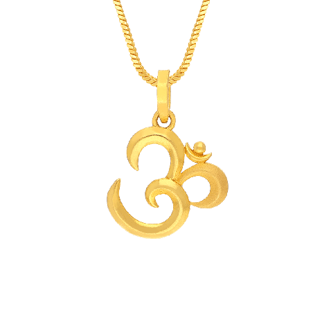 Om Gold Pendant